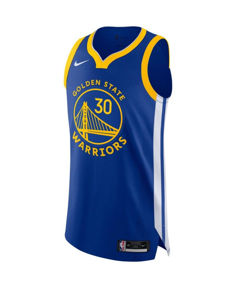 Men's Stephen Curry Royal Golden State Warriors 2020/21 Authentic Jersey - Icon Edition