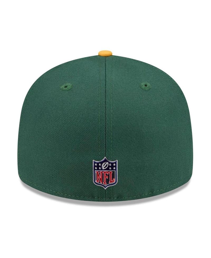 Men's Green/Gold Green Bay Packers 2026 NFL Draft Pre-Curved 59FIFTY Fitted Hat