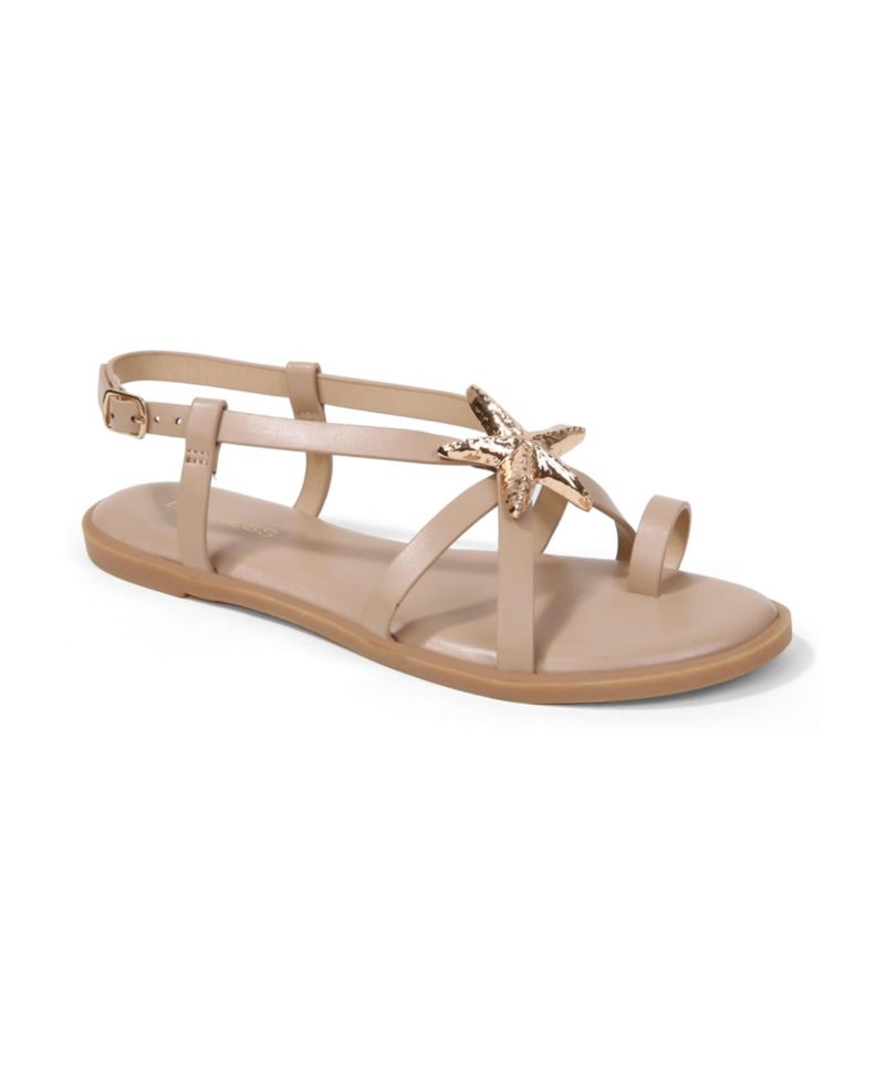 Women's Kiana Starfish Accent Flat Sandals
