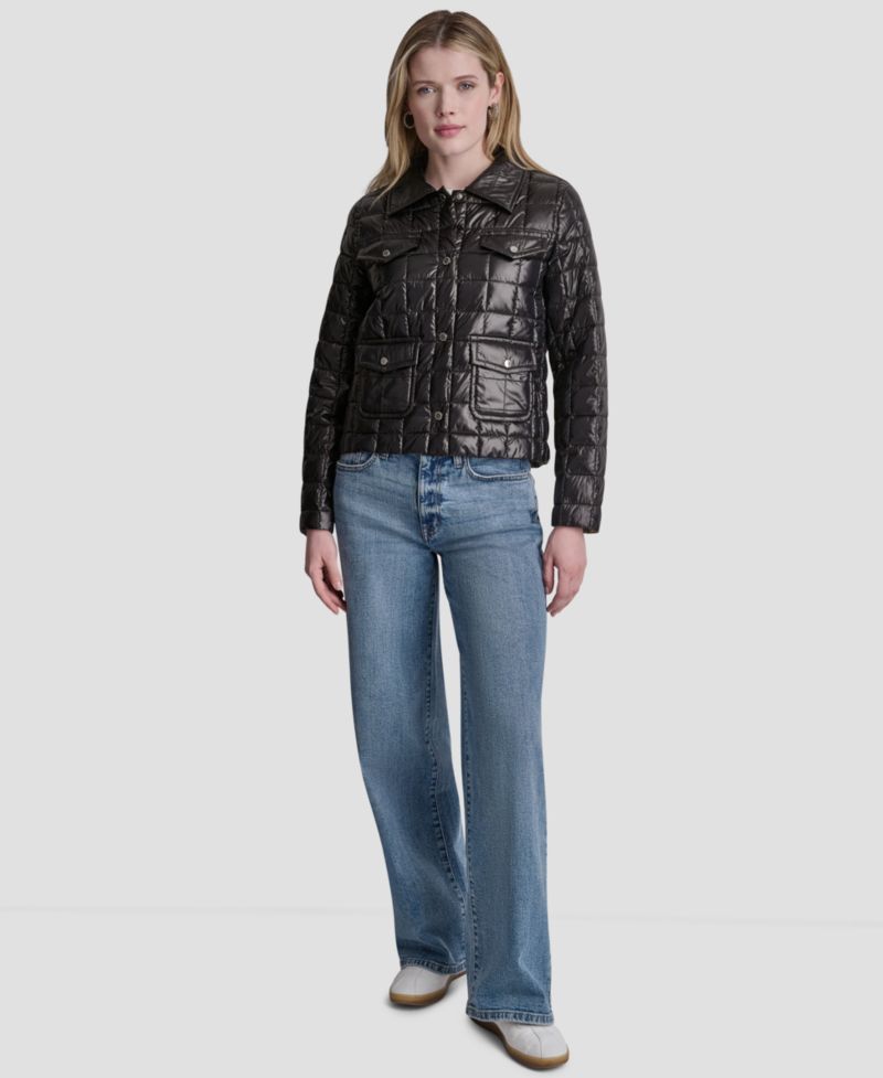 Women's Box Quilt Lightweight Jacket