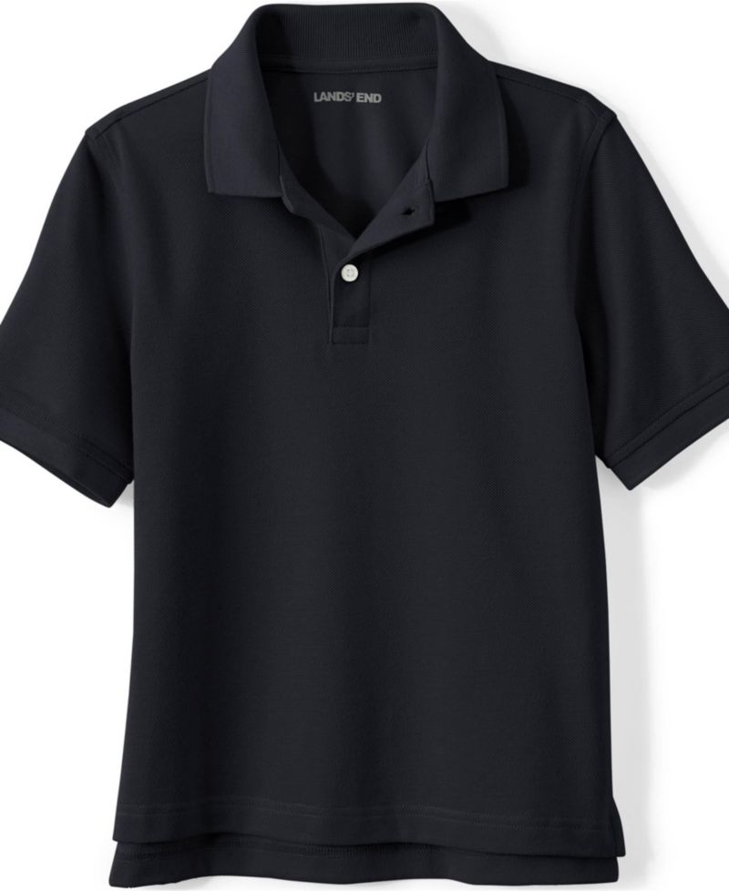 Kids Short Sleeve Mesh Polo Shirt