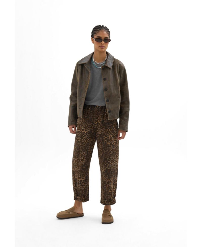 Women's Jack Barrel Leg Pull On Trouser