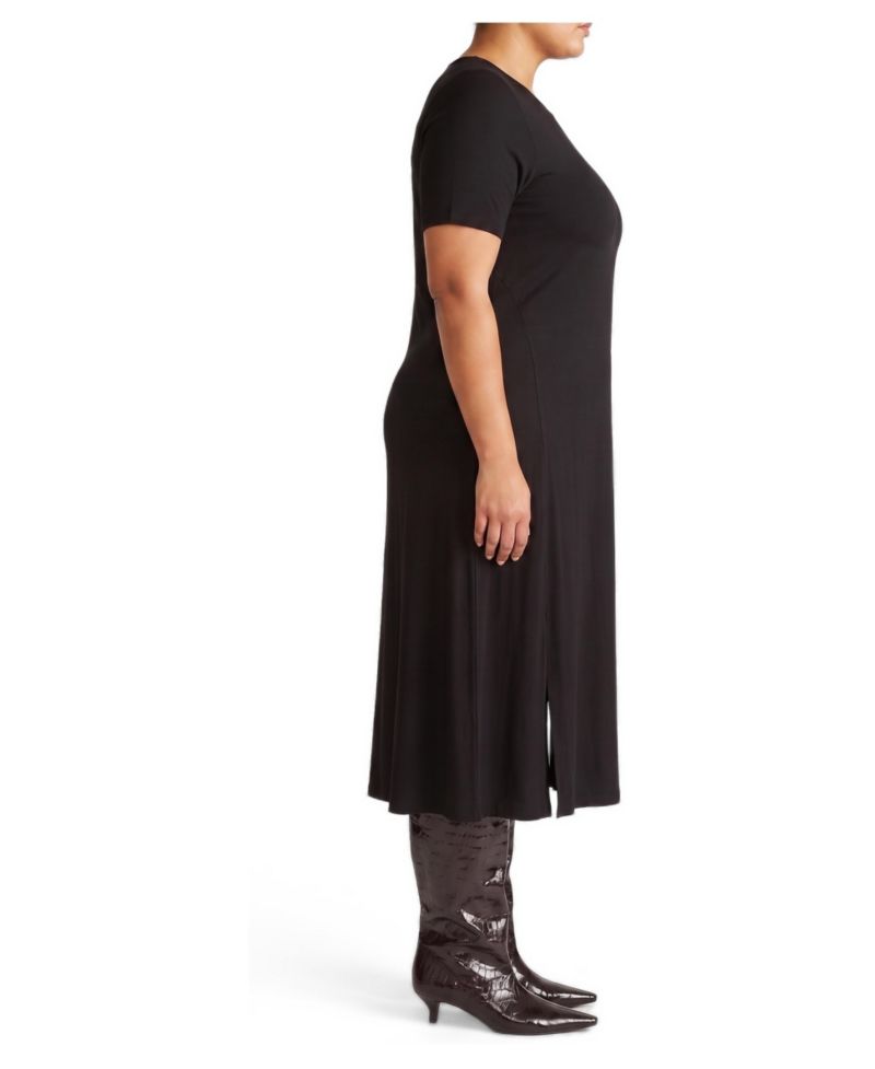 Women's Plus Size Serena Boatneck Divine Jersey Dress