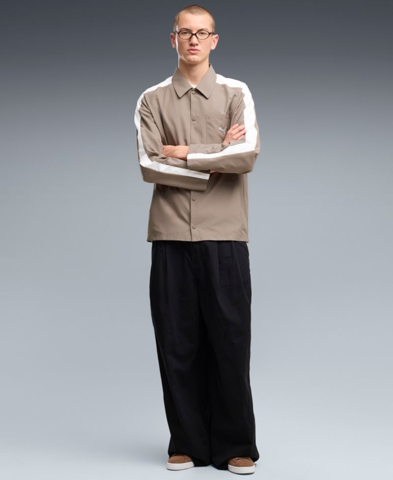 Men's T7 Relaxed Woven Overshirt Jacket