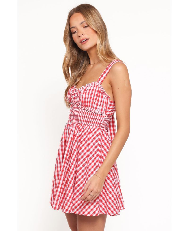 Women's Naima Gingham Sweetheart Dress