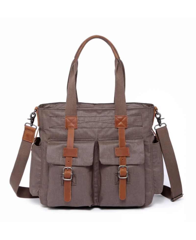 Urban Light Coated Canvas Tote Bag