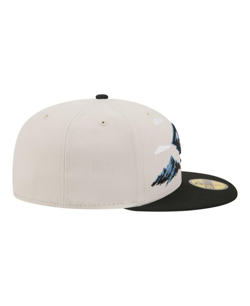 Men's Tan/Black Utah Mammoth Localized City Icon 59FIFTY Fitted Hat