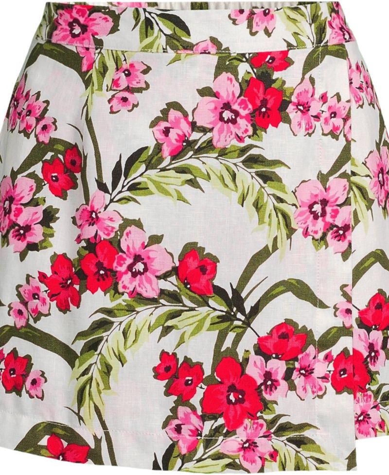 Women's Linen Above the Knee Skort