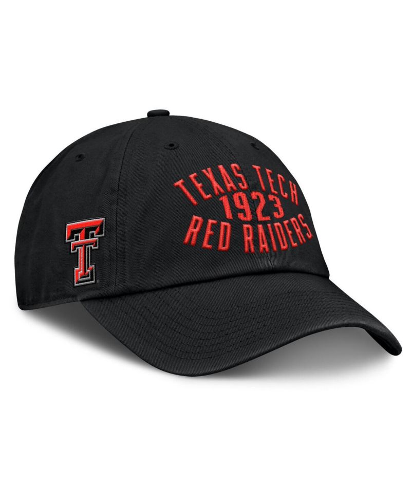 Men's Black Texas Tech Red Raiders Archer Adjustable Hat