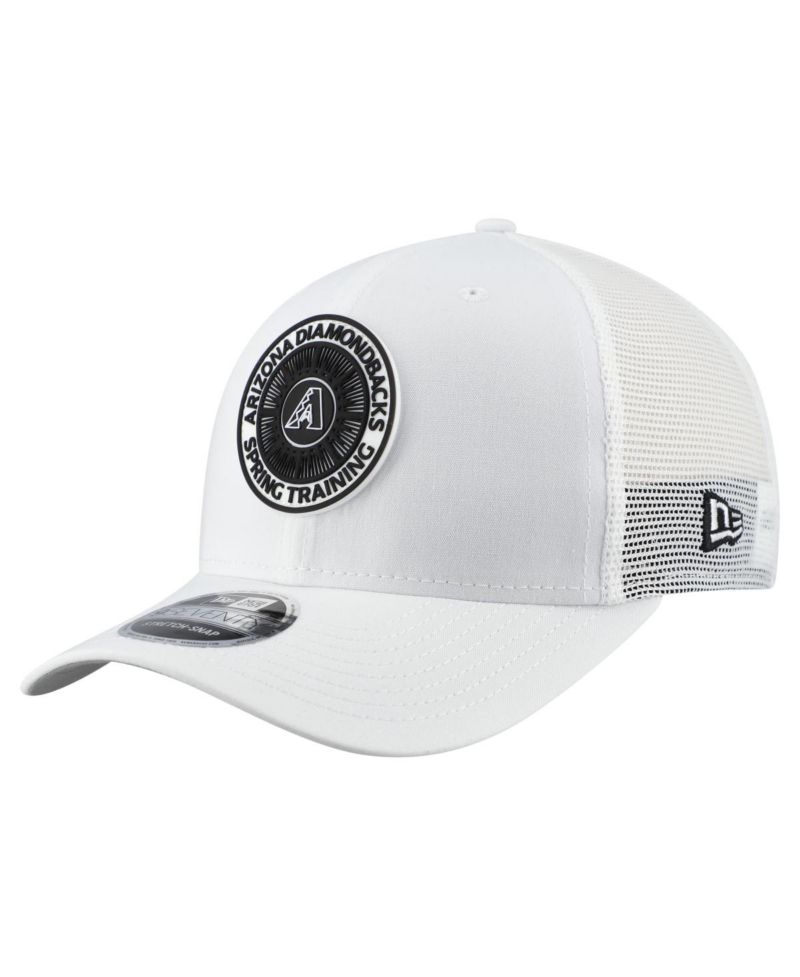 Men's White Arizona Diamondbacks 2026 Spring Training Fan Pack 9SEVENTY Adjustable Trucker Hat