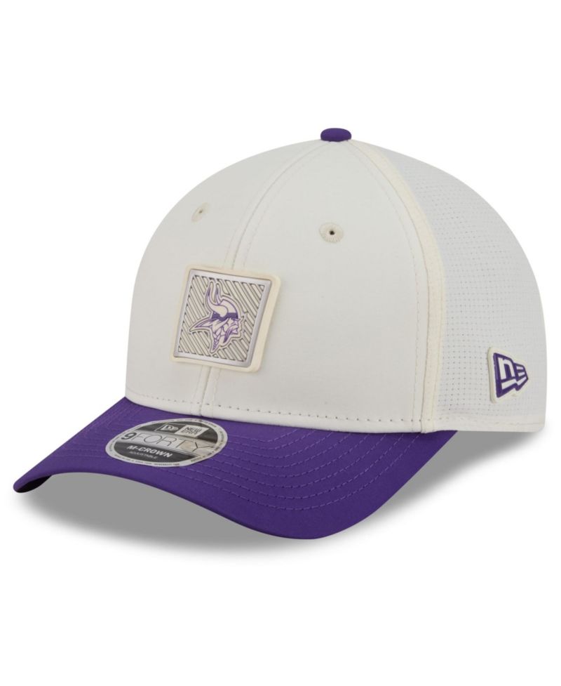 Big Boys and Girls Cream/Purple Minnesota Vikings 2026 Training Camp 9FORTY M-Crown Adjustable Hat