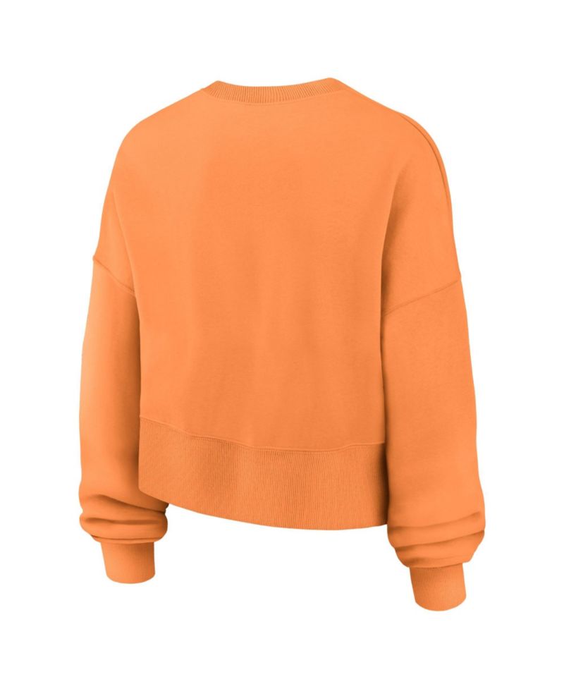 Women's Orange Tampa Bay Buccaneers Oversized Phoenix Fleece Sweatshirt