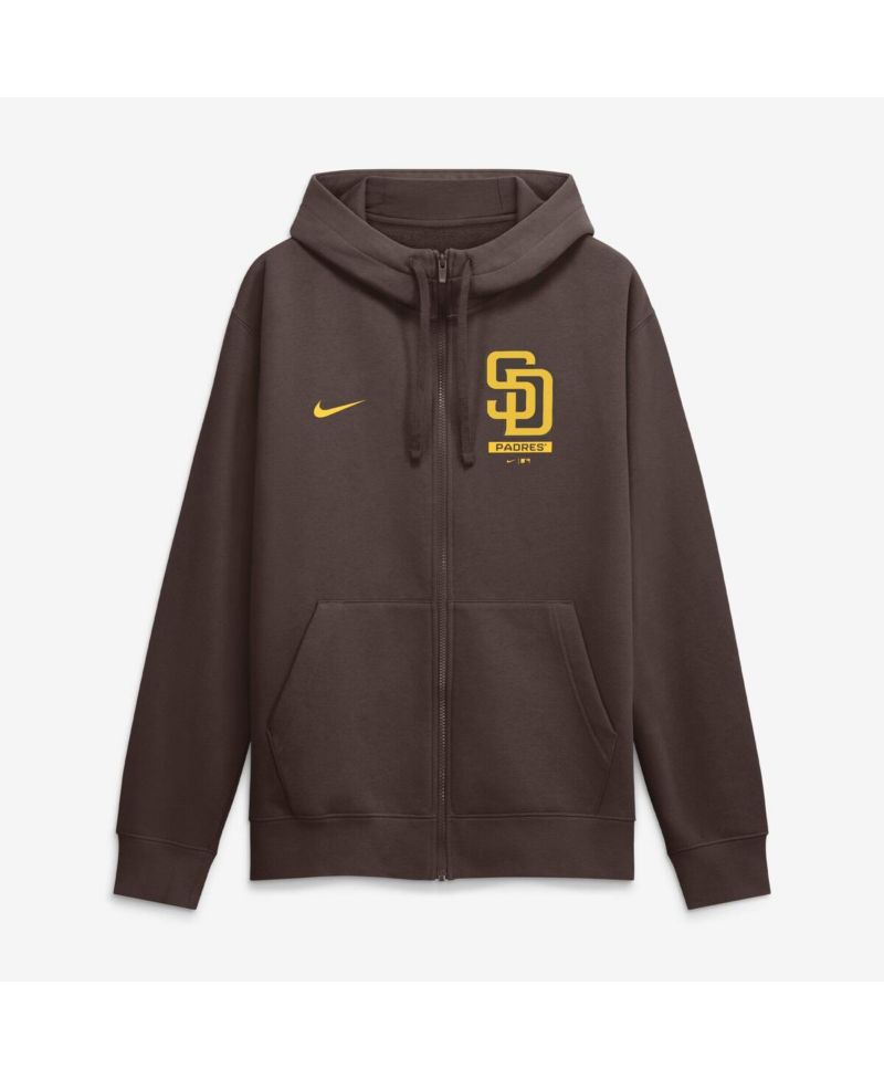 Men's Brown San Diego Padres Primetime Lockup Full-Zip Hoodie