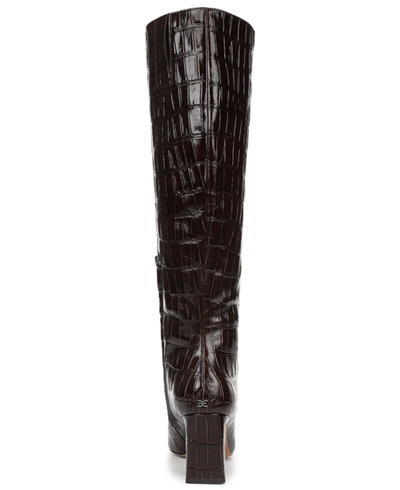 Women's Sylvia Snip Toe Knee High Dress Boots, Regular, Wide & Extra Wide Calf