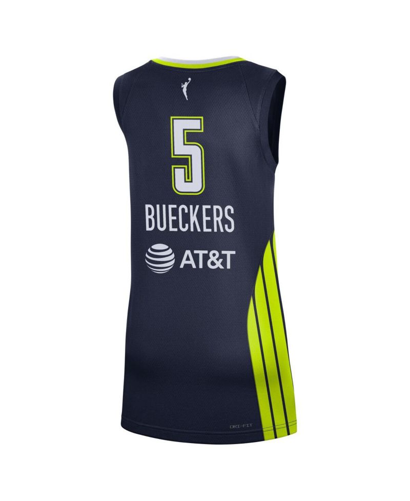Men's and Women's Paige Bueckers Navy Dallas Wings 2025 WNBA Draft Explorer Edition Victory Player Jersey