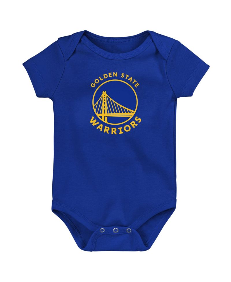 Baby Boys and Girls Royal Golden State Warriors Primary Logo Bodysuit