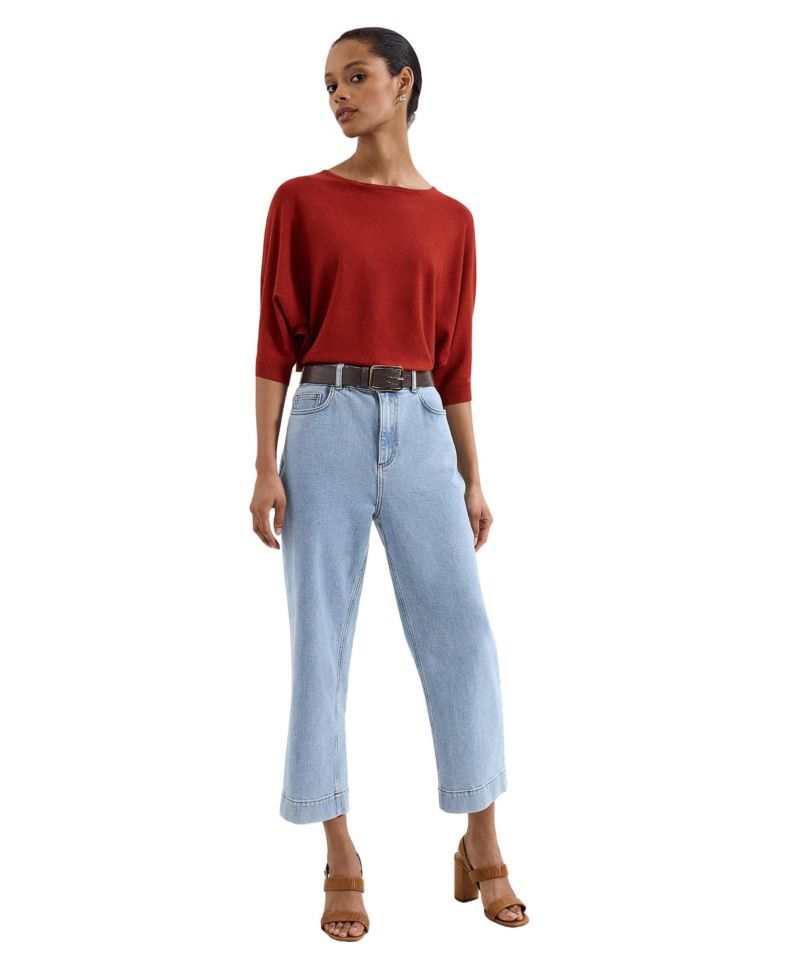 Women's Cristine Boat Neck 3/4-Sleeve Sweater