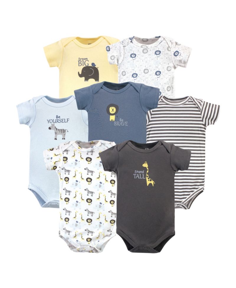 Baby Boys Hudson 7-Pack Cotton Onesies