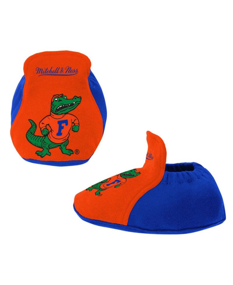 Baby Boys and Girls Royal Florida Gators Bodysuit, Bib and Bootie, Set of 3