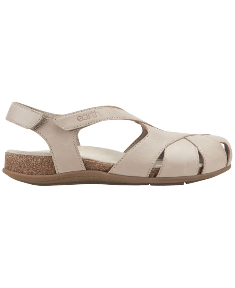 Women's Brentia Leather Criss-Cross Flat Sandals
