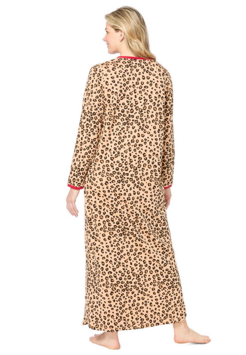 Women's Dreams and Co. Long Printed Sleep Shirt