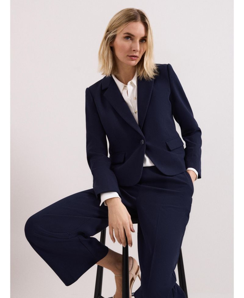 Women's Aubrie Single Button Cropped Blazer