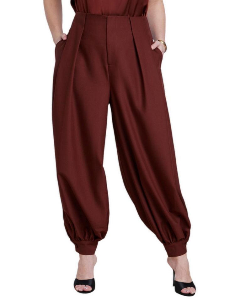Women's Balloon Trouser With Pleats