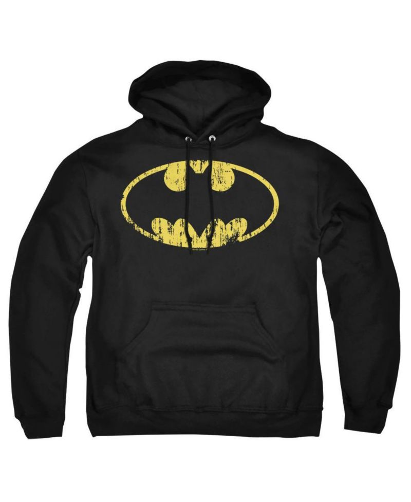 Men's Classic Logo Distressed Pullover Hoodie