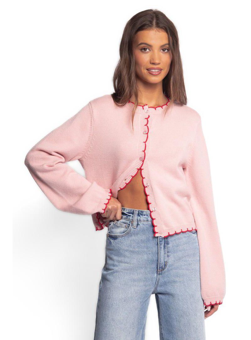 Women's Payton Scallop Cardigan