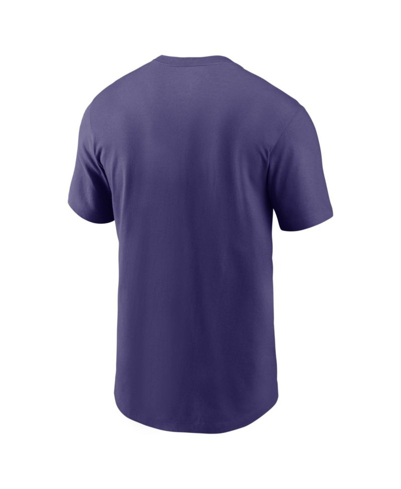 Men's Baltimore Ravens Logo Essential Screen-Print T-Shirt