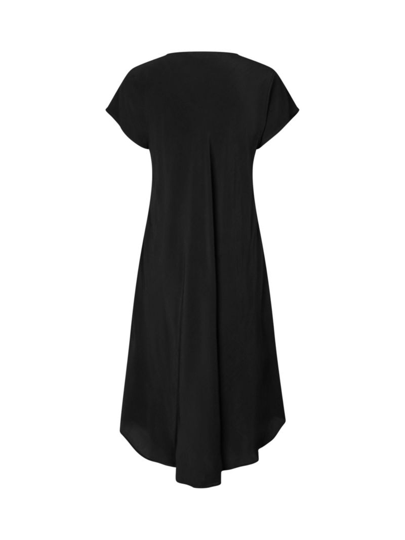 Women's Manebili V-Neck Draped Midi Dress