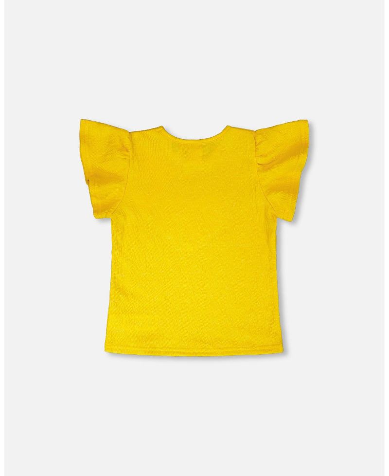Toddler Girl Crinkle Jersey Top