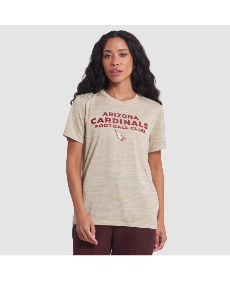 Women's Natural Arizona Cardinals 2025 Rivalries Collection Sideline Velocity Dri-FIT T-Shirt
