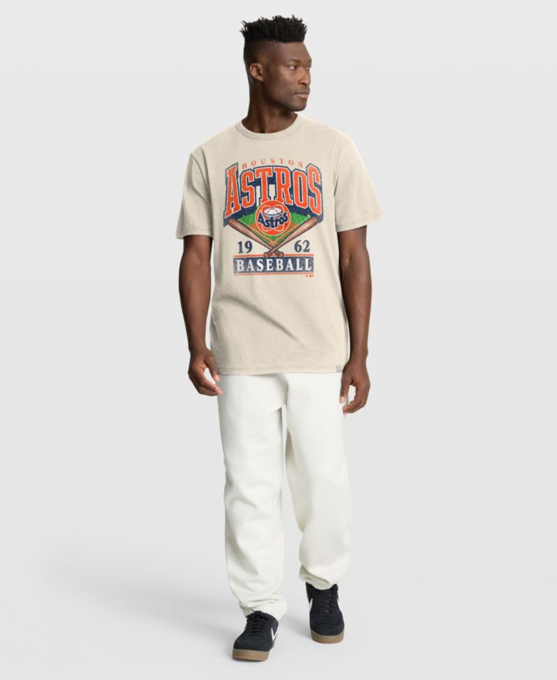 Men's Tan Houston Astros Stadium Slub T-Shirt