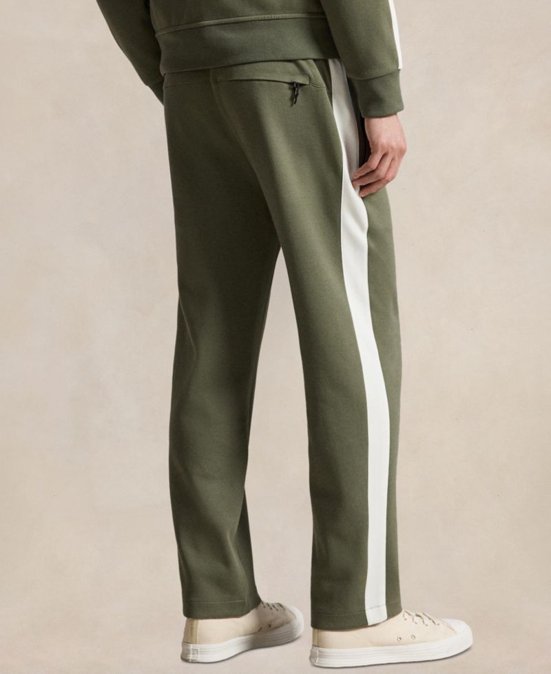 Men's Double-Knit Striped Track Pants