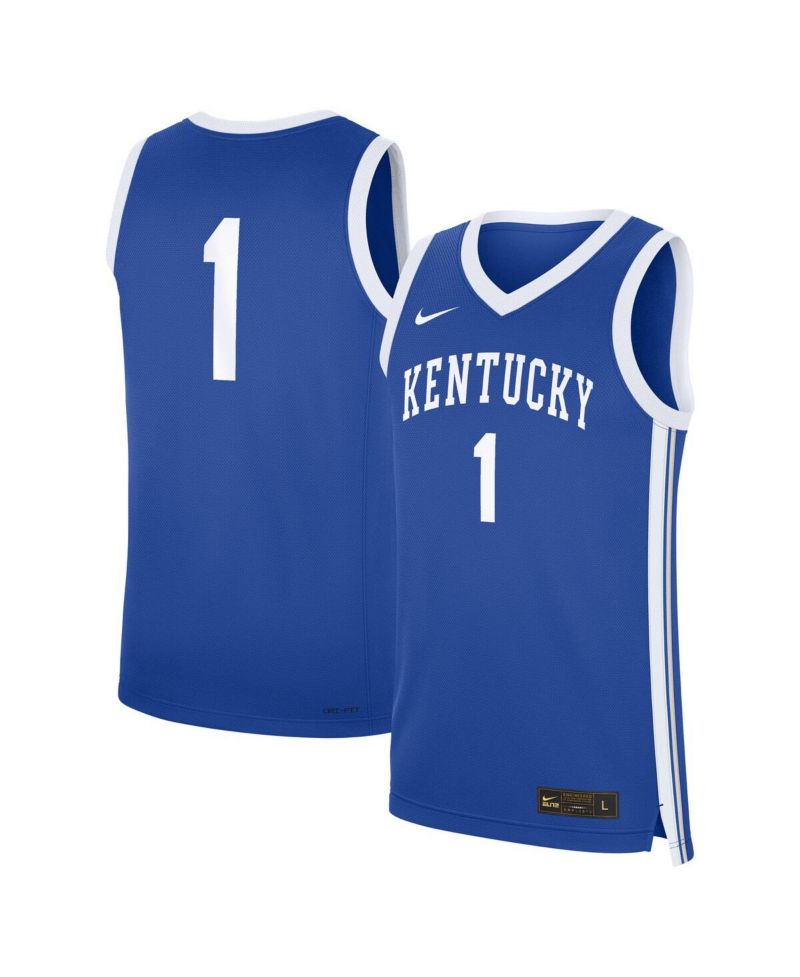 Men's 1 Royal Kentucky Wildcats Road Replica Jersey