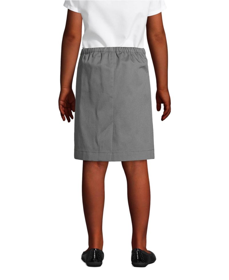 School Uniform Girls Plus Blend Chino Skort Top of Knee