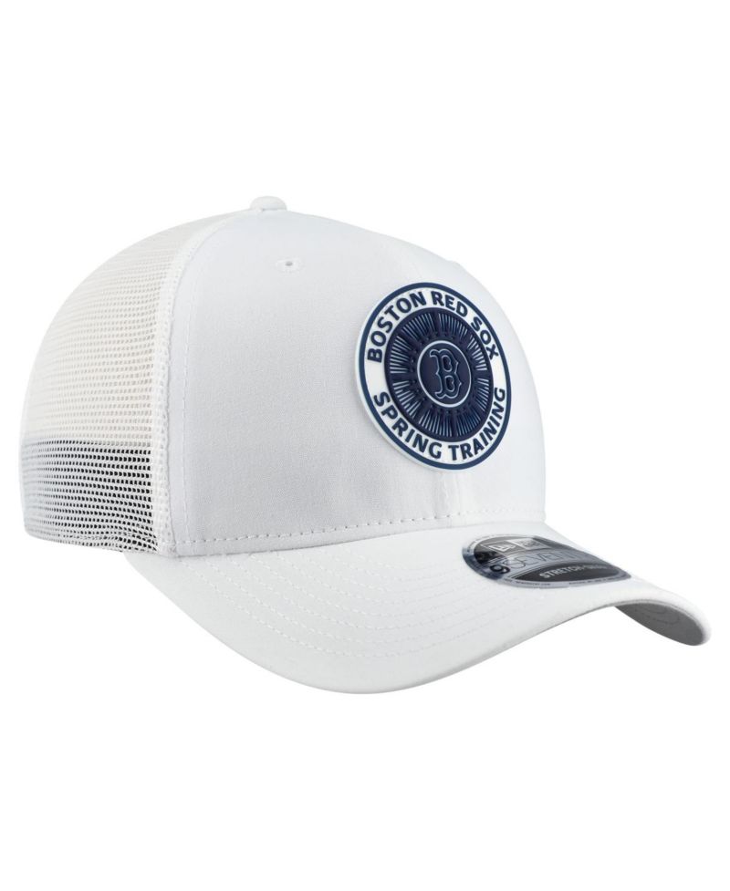 Men's White Boston Red Sox 2026 Spring Training Fan Pack 9SEVENTY Adjustable Trucker Hat