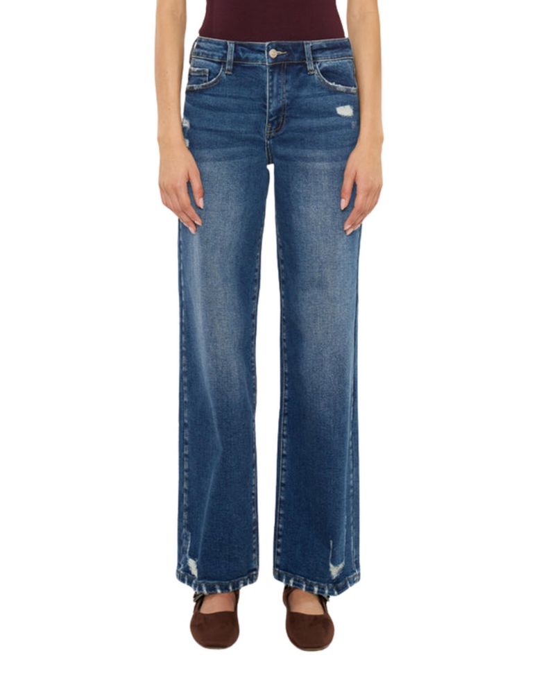 Women's Dania High Rise Wide-Leg Jeans