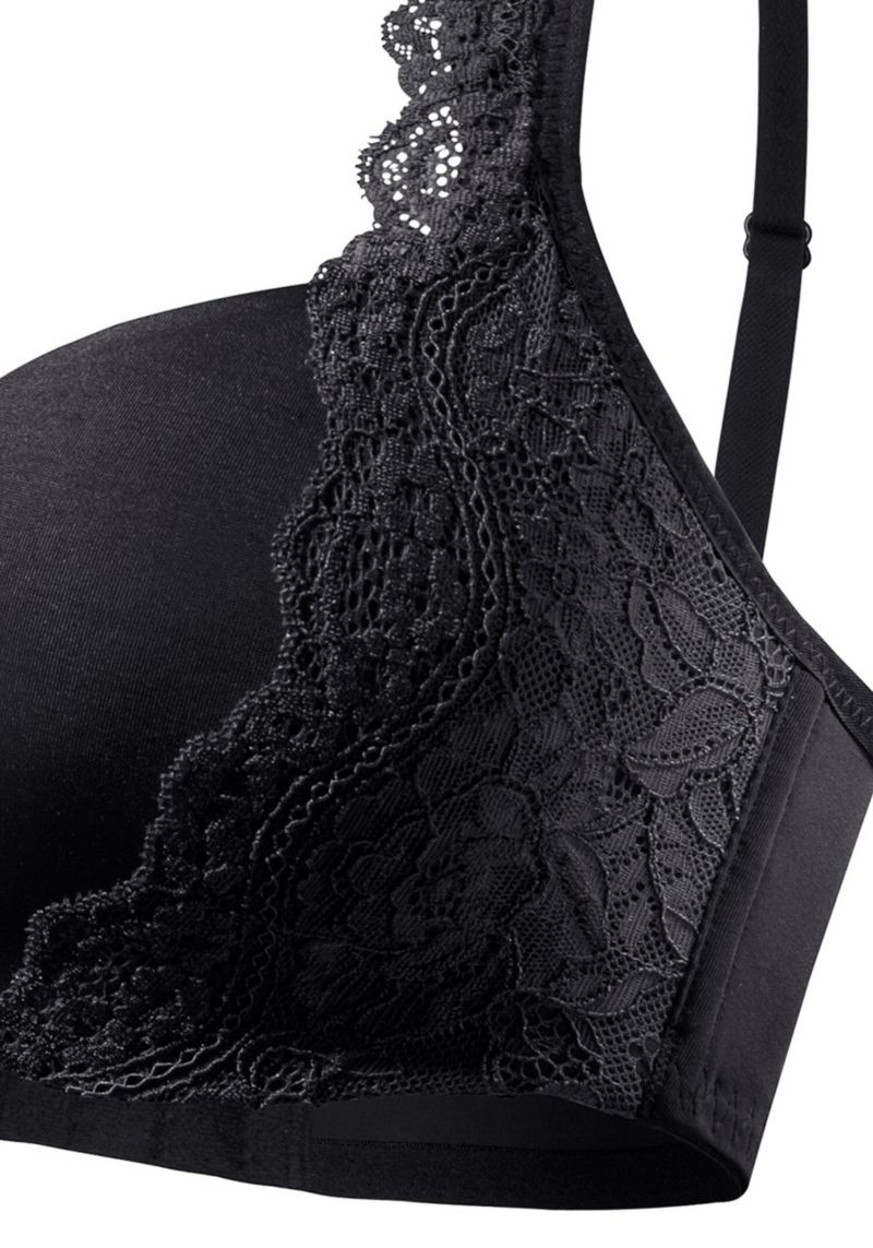 Women's Lace Detail Seamless Underwire T-Shirt Bra