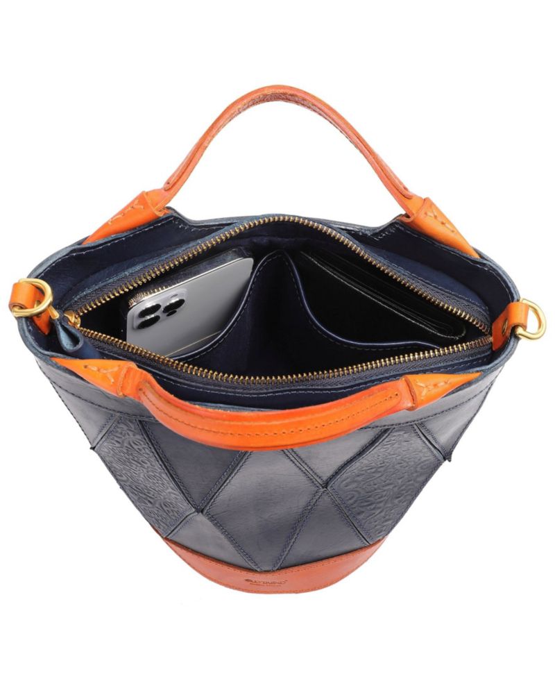 Primrose Mini Leather Crossbody Tote Bag