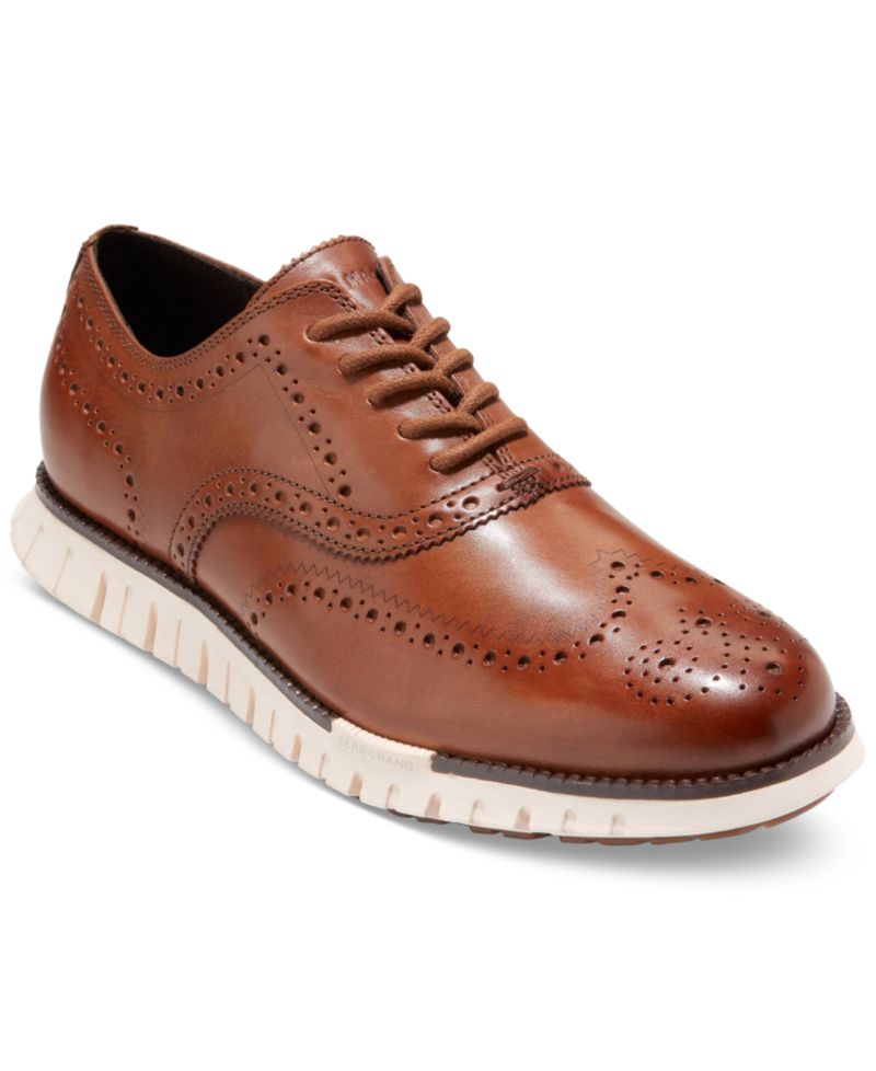 Men's ZERØGRAND Remastered Lace-Up Wingtip Oxford Shoes