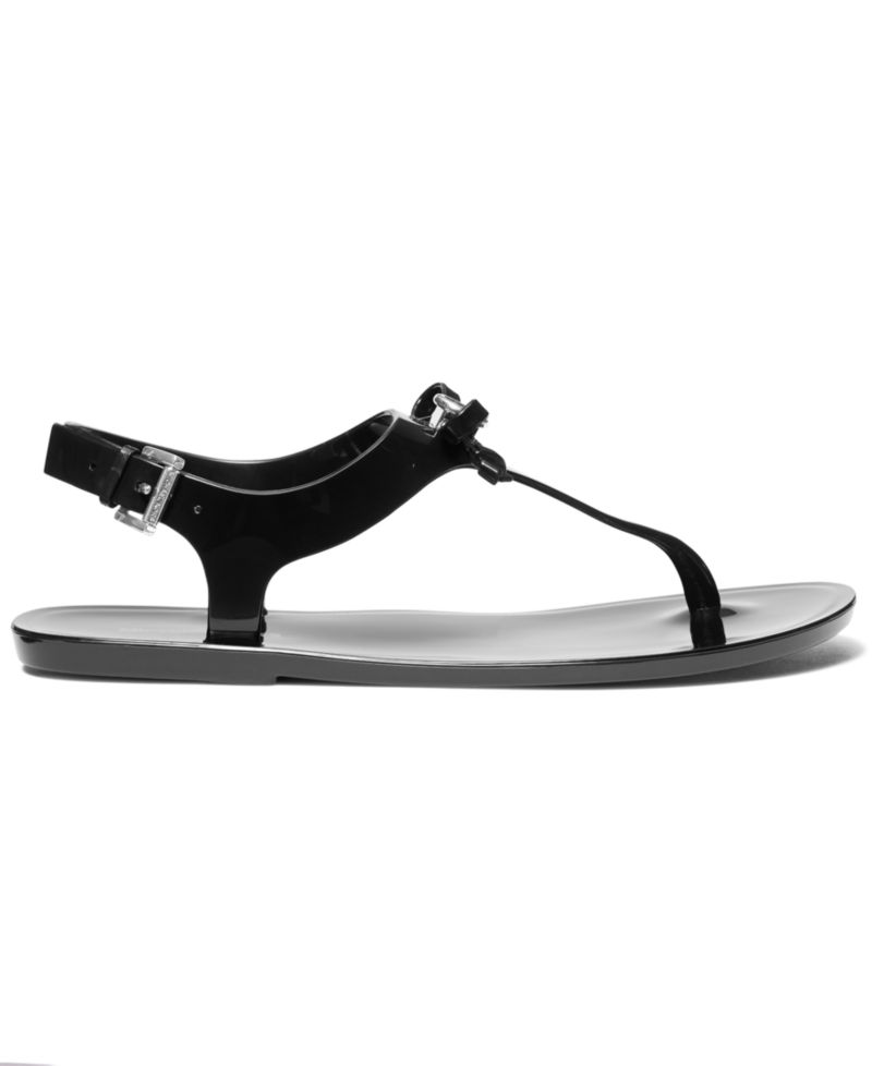 Women's Eva Buckle Thong Jelly Flat Sandals