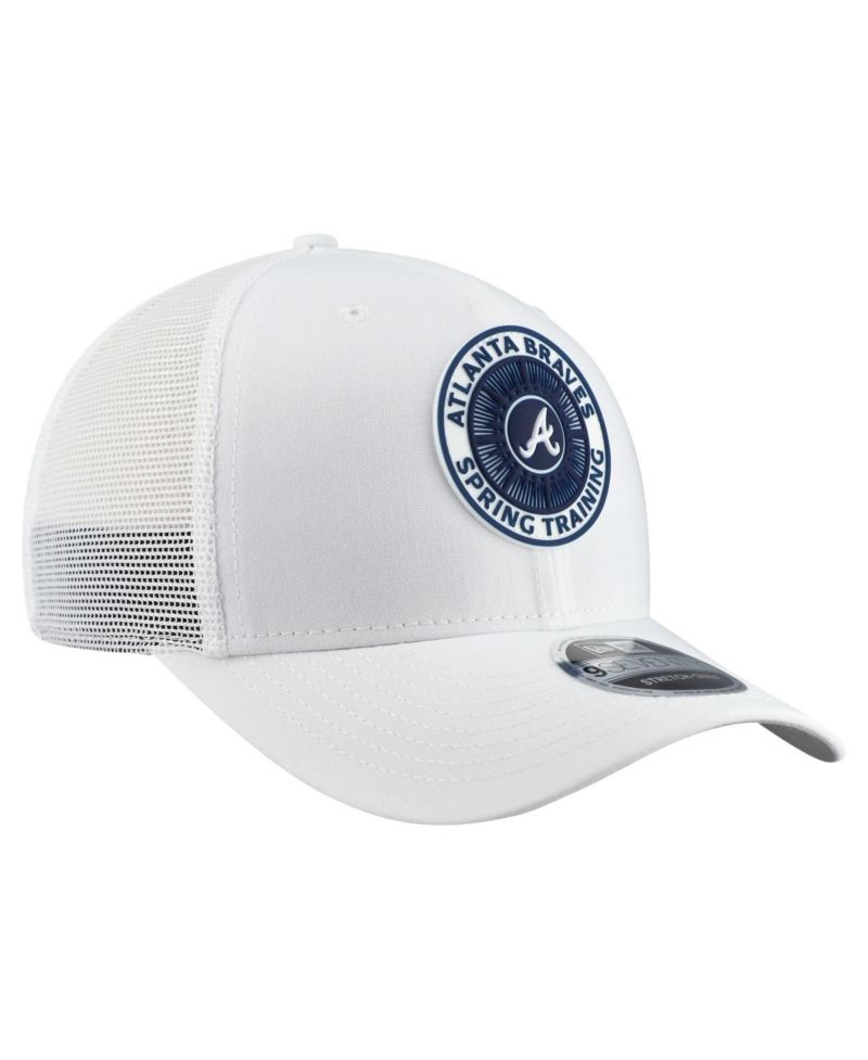 Men's White Atlanta Braves 2026 Spring Training Fan Pack 9SEVENTY Adjustable Trucker Hat