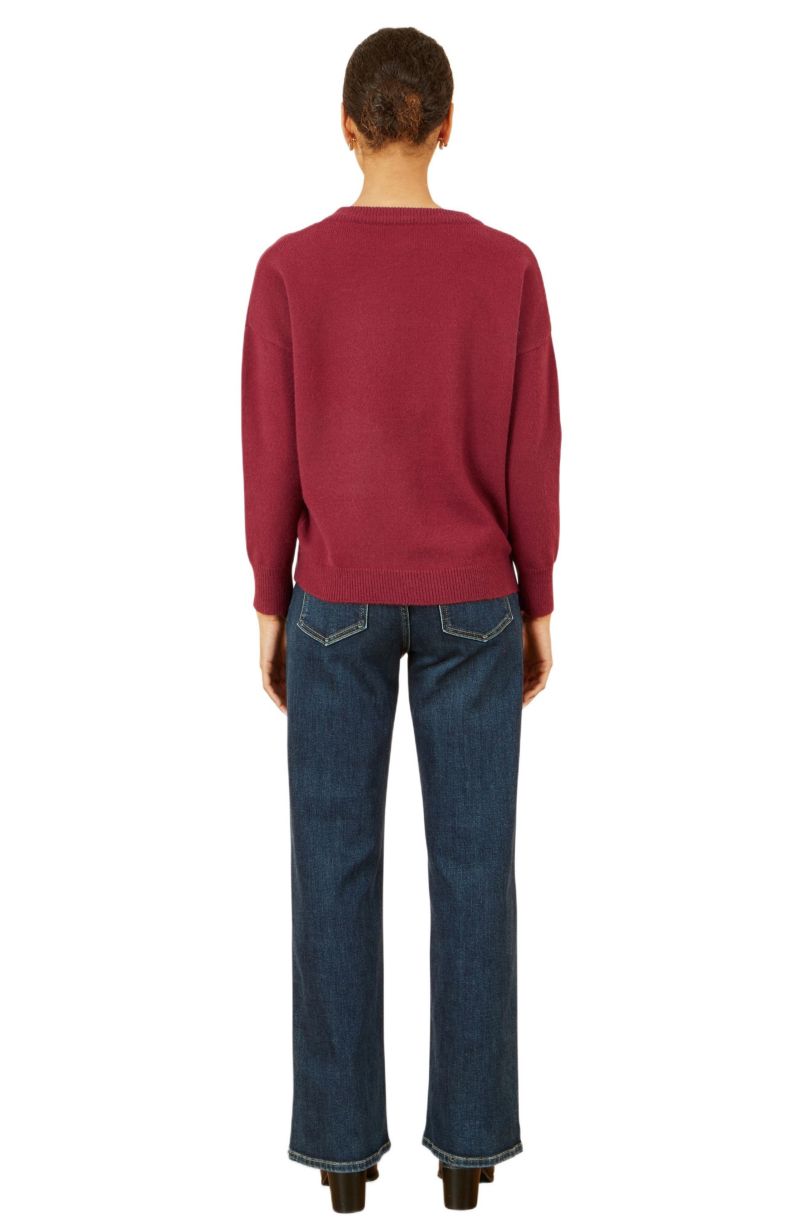 Women's Sequin Bow Knitted Sweater