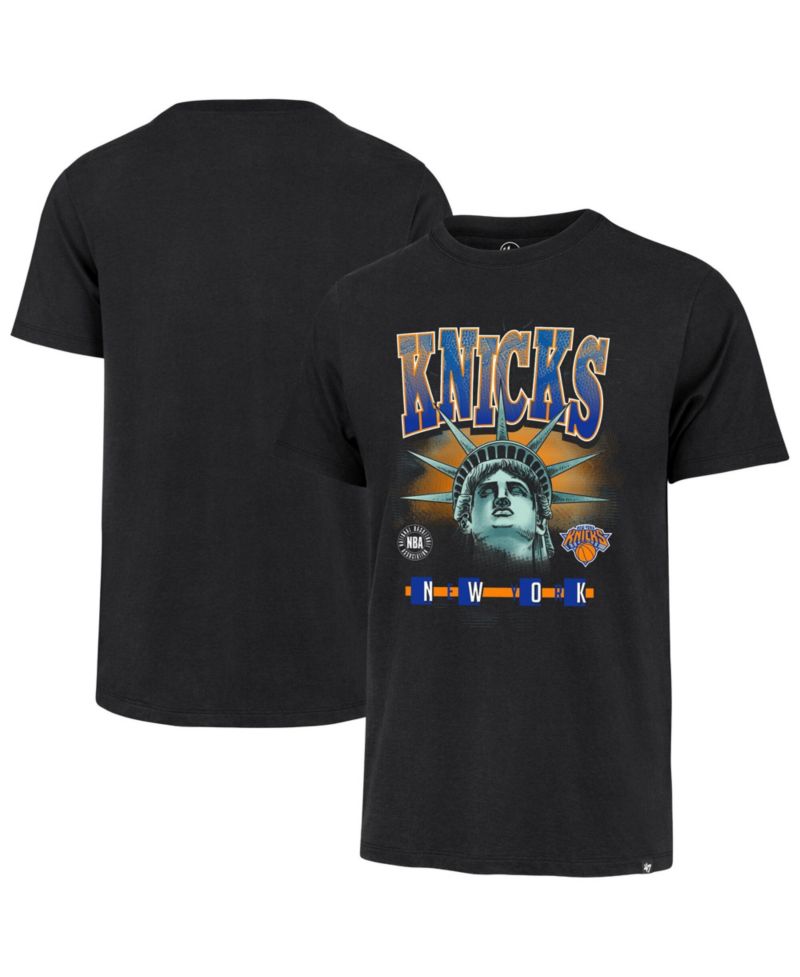 Men's Black New York Knicks Big & Tall Statue T-Shirt