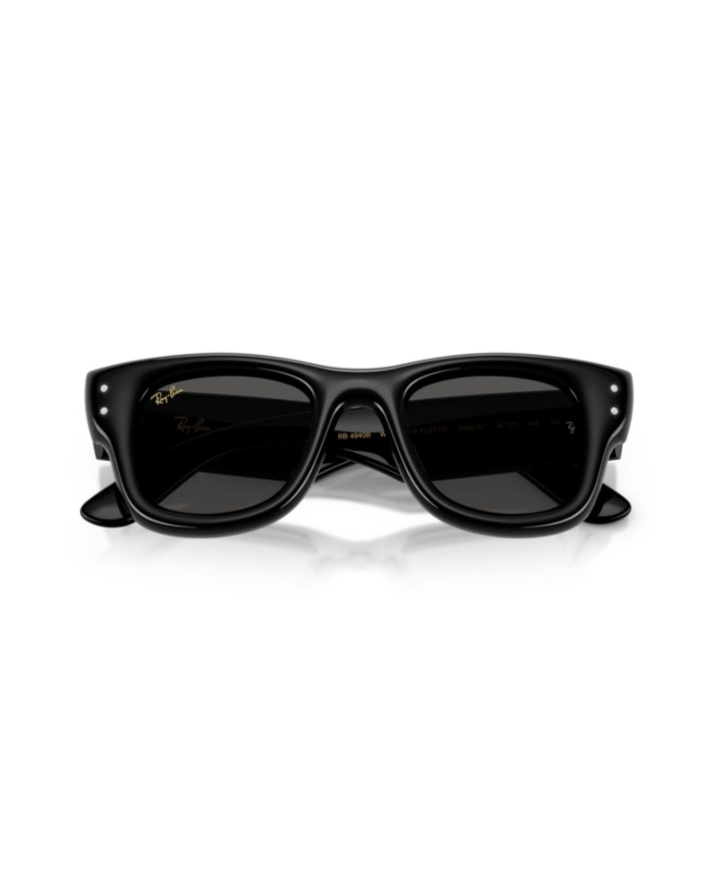 Unisex Wayfarer Puffer Crystal Sunglasses, RB4940B