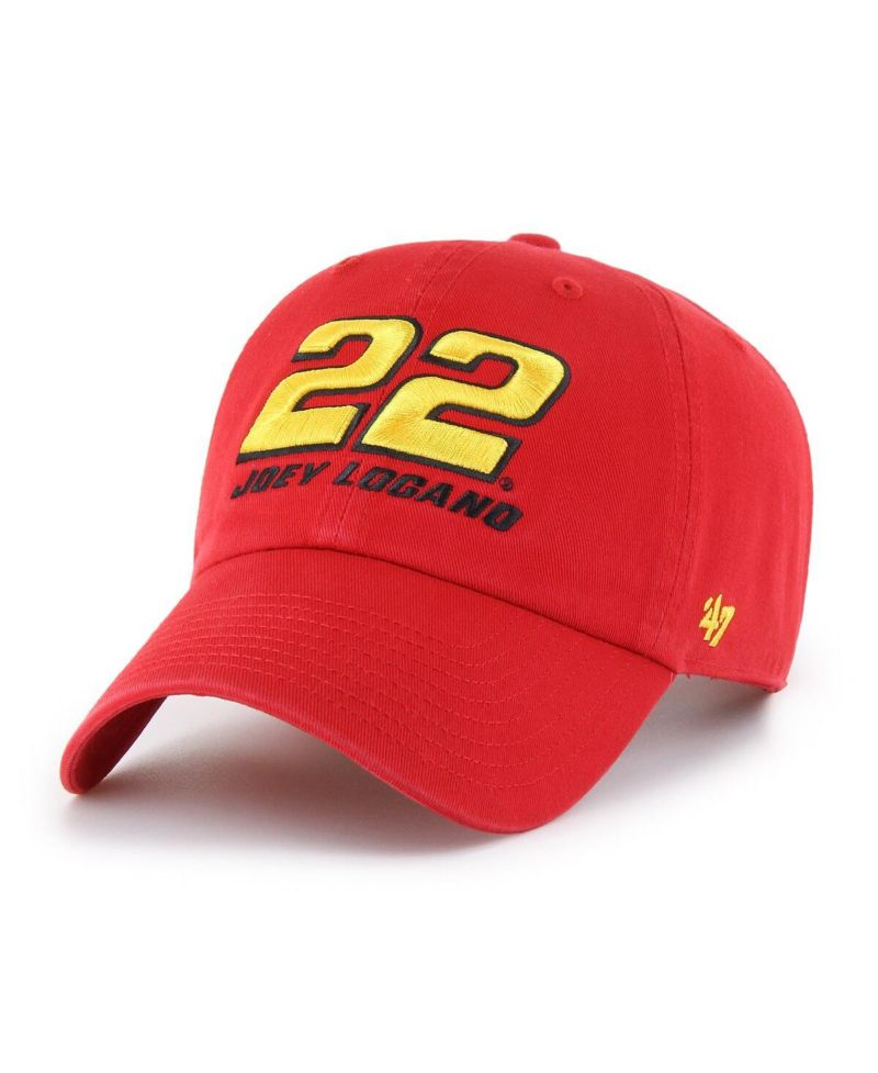 Red Joey Logano Clean Up Adjustable Hat
