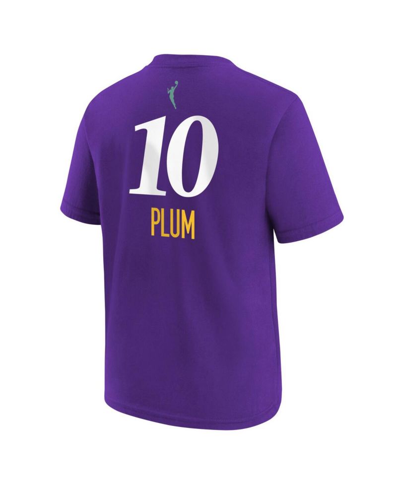 Big Boys and Girls Kelsey Plum Purple Los Angeles Sparks Explorer Edition Name & Number T-Shirt