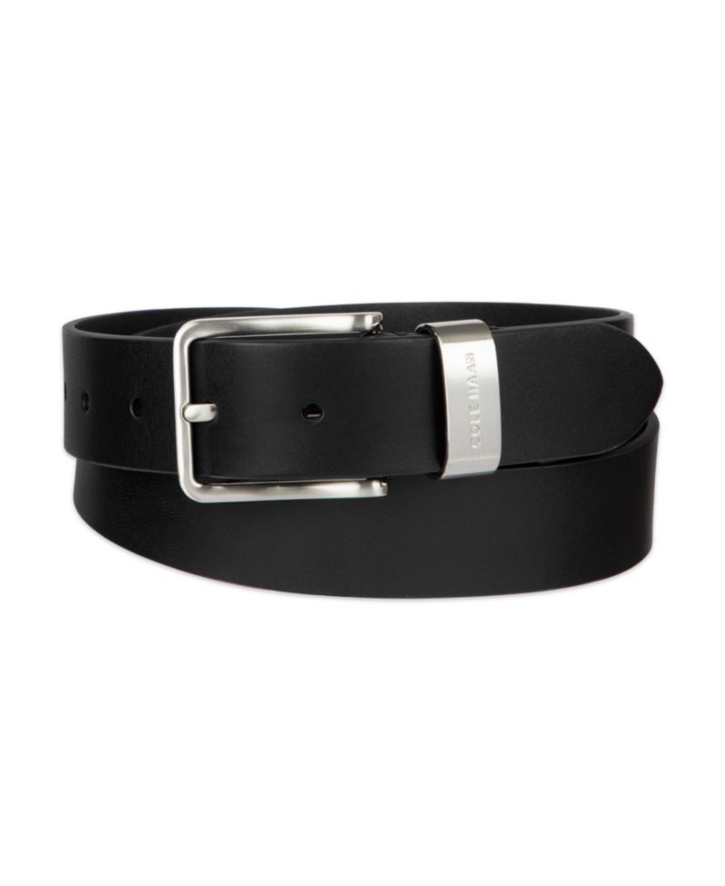 35MM Men's Metal Loop Silver-Tone Belt